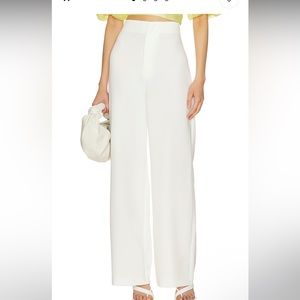 NWT Anna High Waist Pant in Orchid White